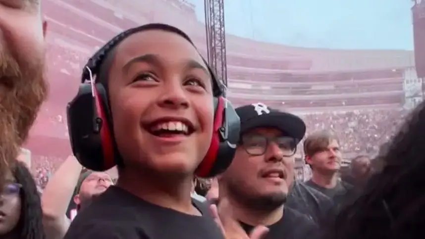 Boy with Fragile X Syndrome Finds Joy at Foo Fighters Concert
