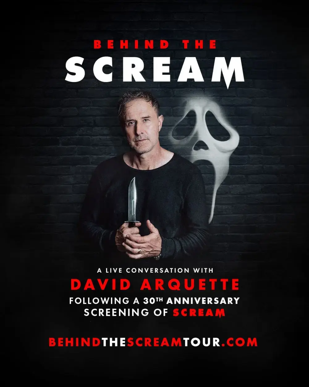 David Arquette Launches “Behind the Scream” Tour to Mark 30th Anniversary of Classic Slasher