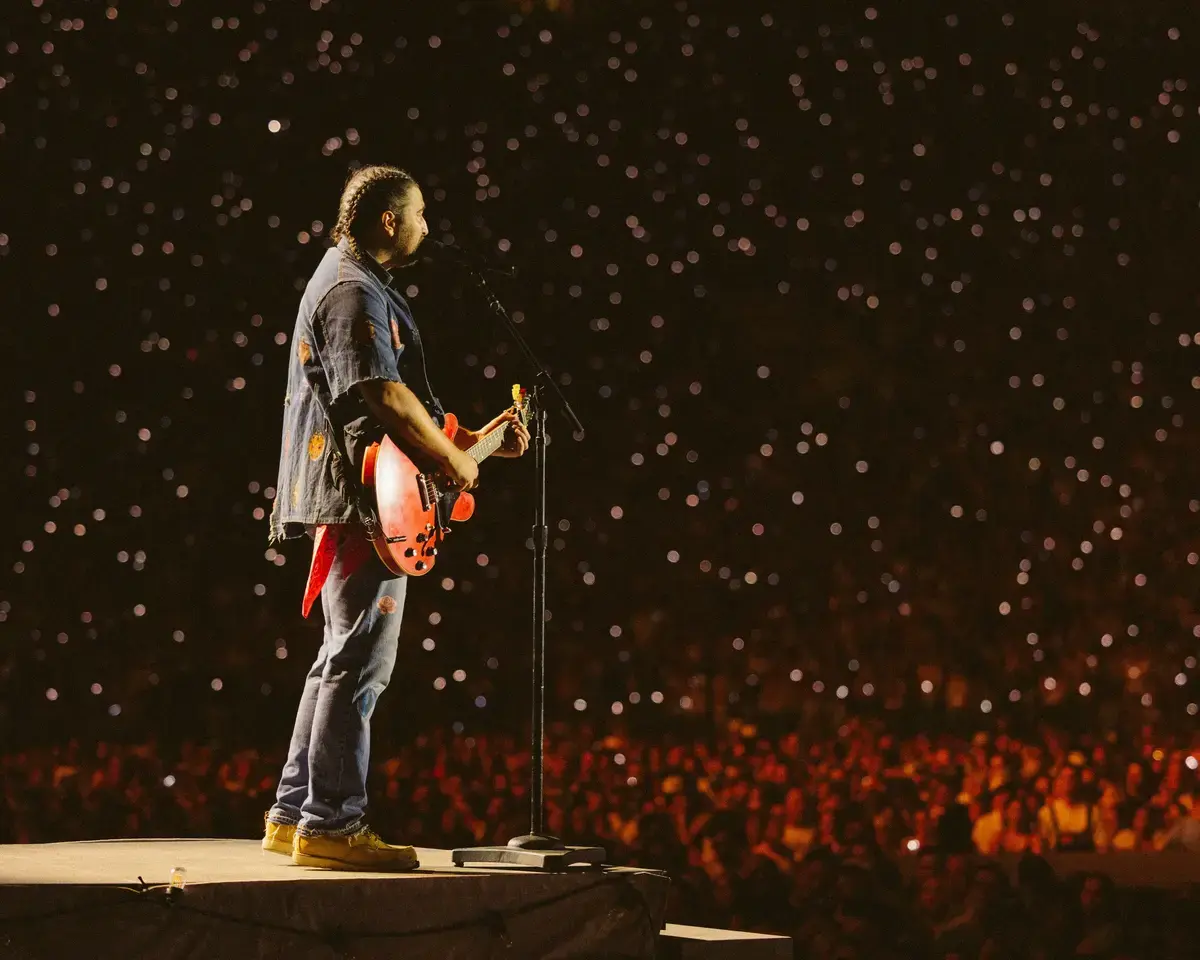 Noah Kahan Turns “Miserable” Songs into Manic Joy at Rose Bowl Stadium