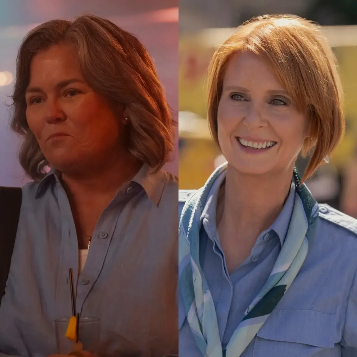 Rosie O'Donnell Describes Awkward On-Screen Intimacy with Cynthia Nixon