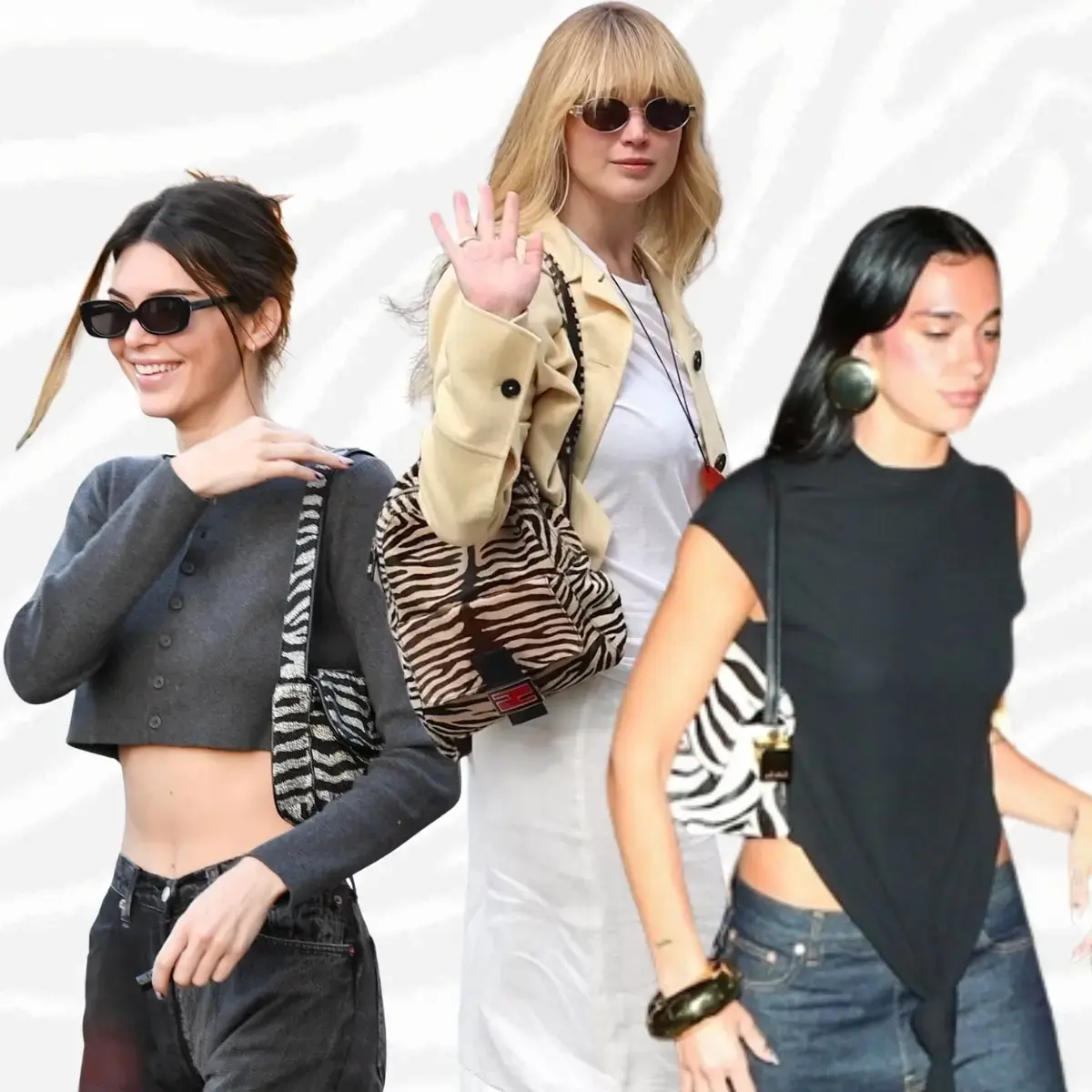 Zebra Print Handbags Take Center Stage for Autumn Fashion