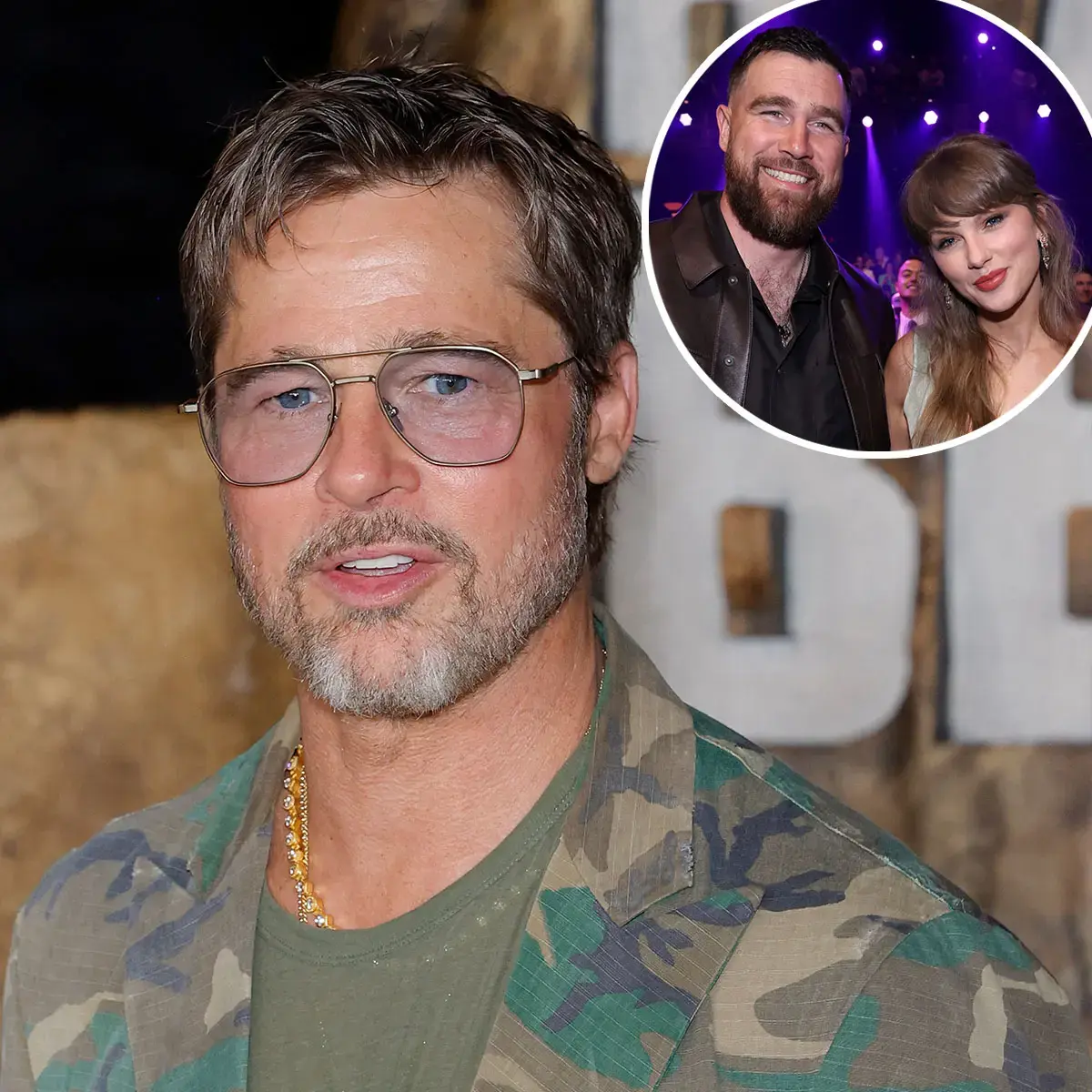 Brad Pitt Recalls Panic Moment at Taylor Swift and Travis Kelce Wedding