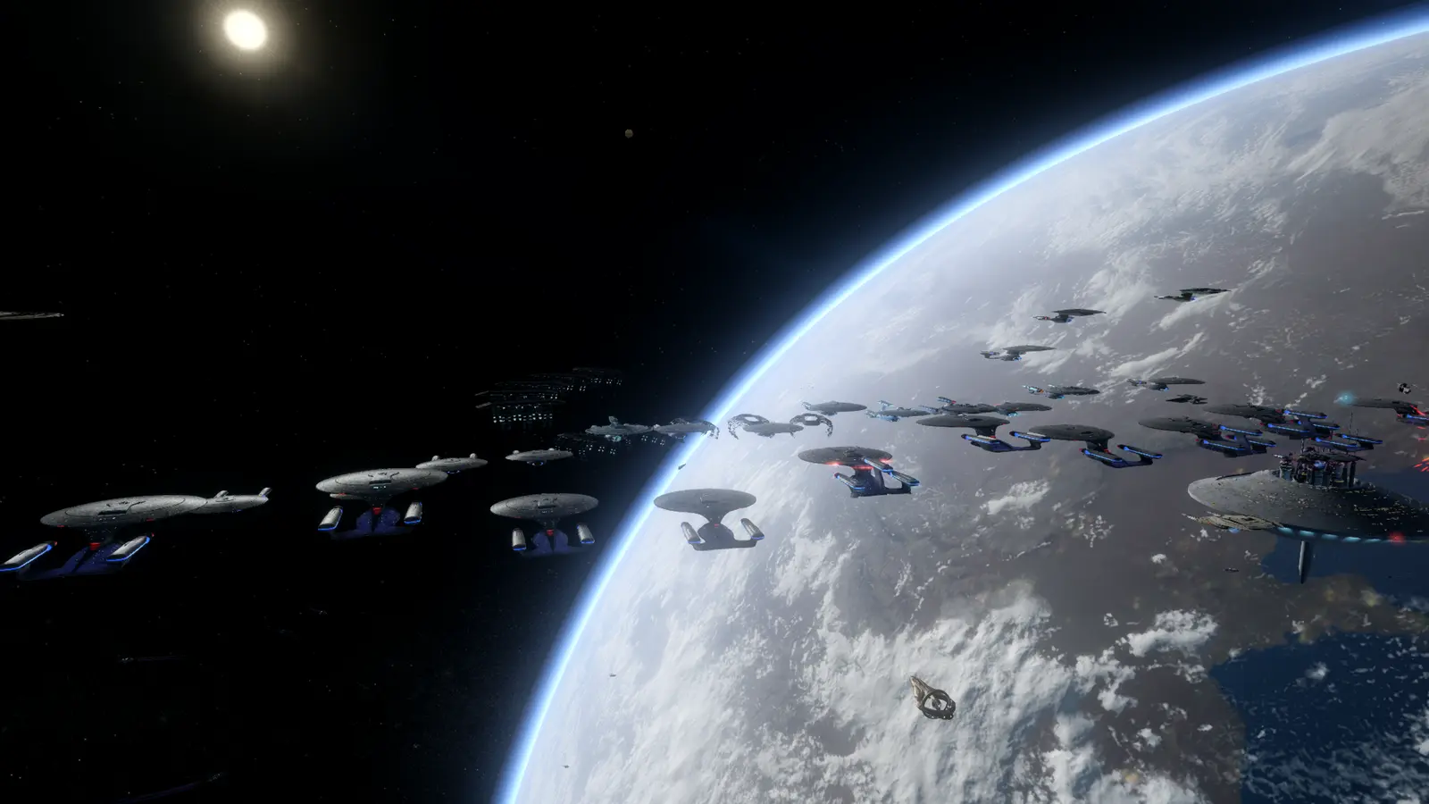 Star Trek Online players have created a guard of honor in memory of actor Patrick Stewart